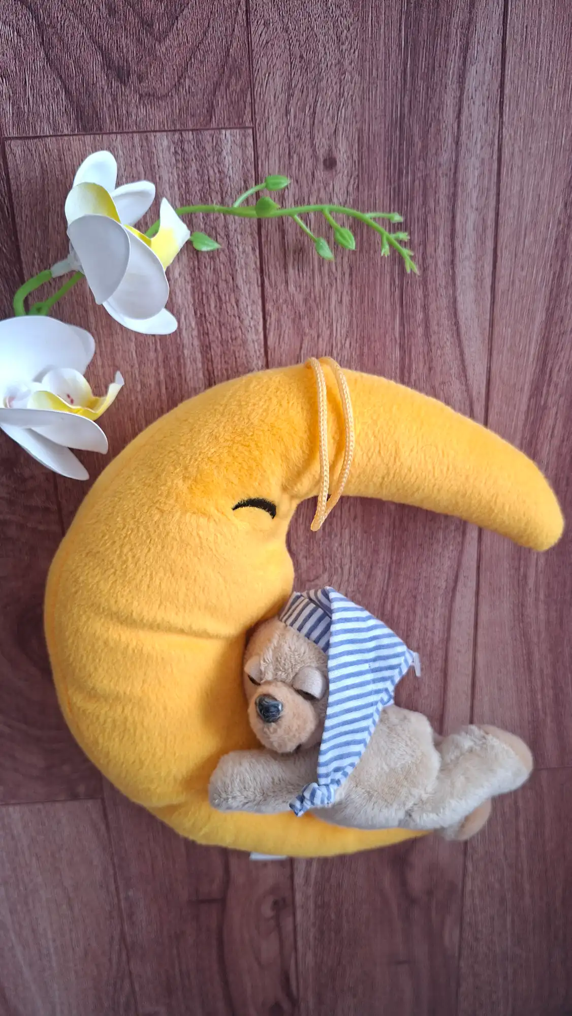 عروسک ماه و خرس خواب‌آلود – هدیه‌ای جادویی برای سیسمونی! 🌙🐻