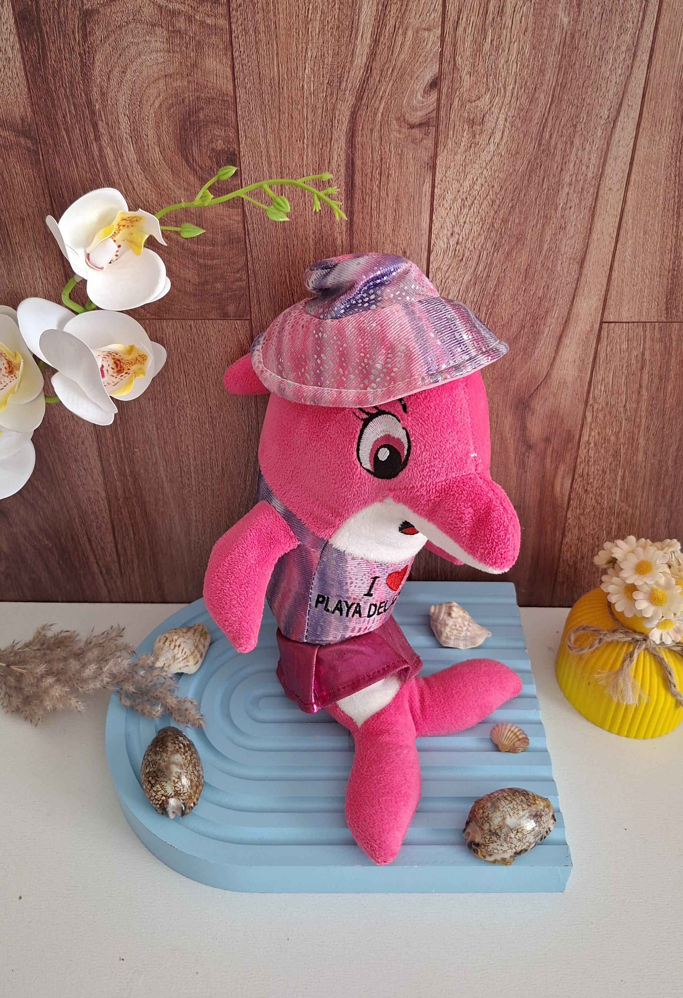 عروسک دلفین صورتی مارک Teddies
