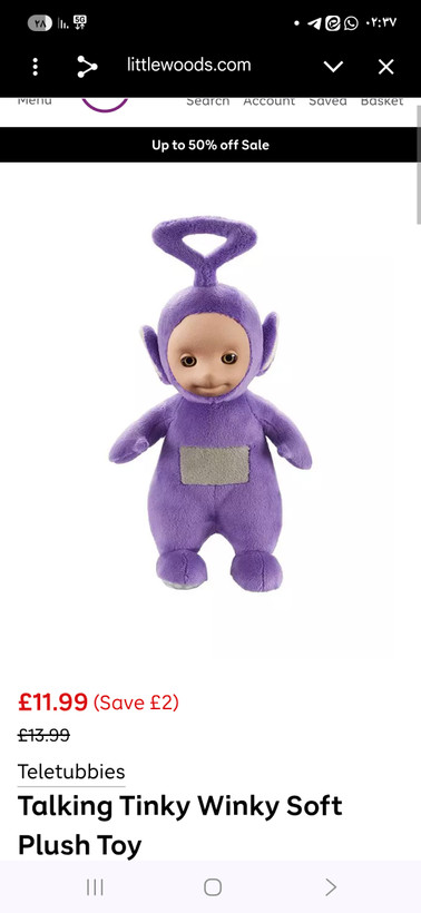 شخصیت کارتونی تله تابیز(Teletubbies) اورجینال